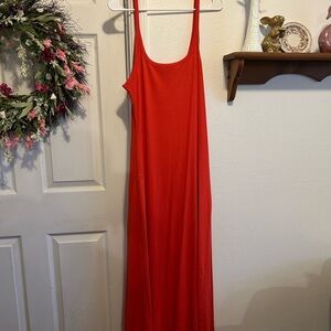 Old Navy Vibrant Red Maxi Dress